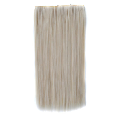 60# One-piece Seamless Five-clip Wig Long Straight Wig Piece