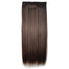2M33# One-piece Seamless Five-clip Wig Long Straight Wig Piece