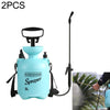 2 PCS Agricultural 3L Spray Pot Manual  Pressure Sprayer Disinfection and Anti-epidemic Tool Sterilization Spray Bottle