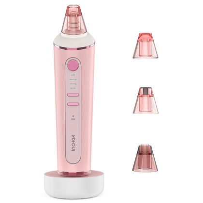 INCHOR INCH018 Facial Pore Cleanser Acne Remover Wireless Charging  Magic Suction Blackhead Remover (Pink)
