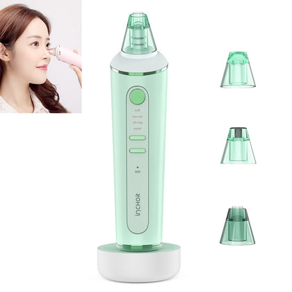INCHOR INCH018 Facial Pore Cleanser Acne Remover Wireless Charging  Magic Suction Blackhead Remover (Green)