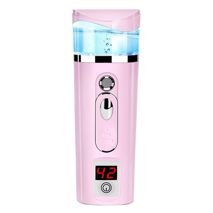 Nano Beauty Facial Sprayer Moisturizing Face Steaming Device, Capacity: 30ml (Pink)