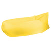 Inflatable Lounger Polyester Fabric Compression Air Bag Sofa for Beach / Travelling / Hospitality / Fishing, Size: 185cm x 75cm x 50cm, Normal Quality(Yellow)