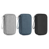 HAWEEL Electronic Organizer Double Layers Storage Bag for Cables, Charger, Power Bank, Phones, Earphones (Grey)