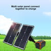 HAWEEL Portable 20W Monocrystalline Silicon Solar Power Panel Charger, with USB Port & Holder & Tiger Clip, Support QC3.0 and AFC(Black)