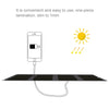 HAWEEL 14W 4-Fold ETFE Solar Panel Charger with 5V / 2.1A Max Dual USB Ports, Support QC3.0 and AFC(Black)