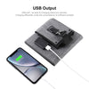 HAWEEL 14W Ultrathin Foldable Solar Panel Charger with 5V / 2.2A USB Port, Support QC3.0 and AFC(Black)