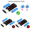 HAWEEL DIY 2x 18650 Battery (Not Included) 5600mAh Power Bank Shell Box with USB Output & Indicator, For iPhone, Galaxy, Sony, HTC, Google, Huawei, Xiaomi, Lenovo and other Smartphones(Black)