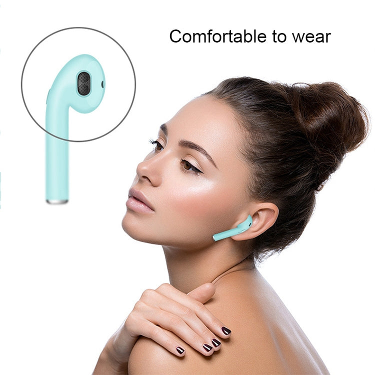 i16 Wireless Bluetooth 5.0 Headset with Automatic Boot-up & Binaural Call Function(Green)