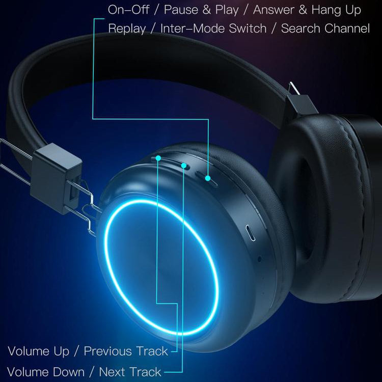 JAKCOM BH3 Bluetooth 4.1 Intelligent Headphone Colorful Light Bluetooth Headset