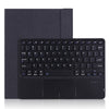 K102B-A For iPad 10.2 inch (2019) Detachable Touch Bluetooth Keyboard + Leather Case with Pen Slot & Stand Function (Black)