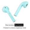 InPods 12 TWS Bluetooth 5.0 Marble Pattern Wireless Bluetooth Earphone with Magnetic Attraction Charging Box, Support Touch & Bilateral Call(Blue)