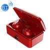 G10 TWS Bluetooth 5.0 Wireless Bluetooth Earphone with Charging Box, Support Digital Display & HD Call & Power Bank(Red)