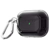 For AirPods Pro Leather Texture Plating Wireless Earphone Protective Case (Black)
