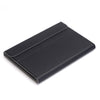 A05 Bluetooth 3.0 Ultra-thin ABS Detachable Bluetooth Keyboard Leather Case for iPad mini 5, with Holder(Black)