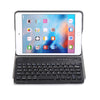 A05 Bluetooth 3.0 Ultra-thin ABS Detachable Bluetooth Keyboard Leather Case for iPad mini 5, with Holder(Black)