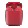 InPods12 TWS Bluetooth 5.0 Metallic Matte Plating Bluetooth Earphone with Charging Case, Supports Call & Touch(Red)