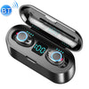 F9 TWS V5.0 Touch Control Binaural Wireless Bluetooth Headset with Breathing Light and Digital Display