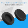 1 Pair Sponge Protective Case for Steelseries Arctis 3 Pro  / Ice 5 / Ice 7 Headphone(Black Mesh)