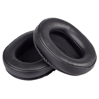 1 Pair Leather Sponge Protective Case for Steelseries Arctis 3 Pro  / Ice 5 / Ice 7 Headphone(Black Leather)