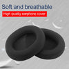 1 Pair Leather Sponge Protective Case for Steelseries Arctis 3 Pro  / Ice 5 / Ice 7 Headphone(Black Leather)