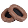 1 Pair Leather Sponge Protective Case for Steelseries Arctis 3 Pro  / Ice 5 / Ice 7 Headphone (Brown)