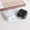 Marble Pattern Wireless Earphones Charging Box Protective Case for Apple AirPods 1/2