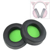 2 PCS For Razer Kraken 7.1 V2 Pro Headphone Cushion Sponge Green Net Cover Earmuffs Replacement Earpads
