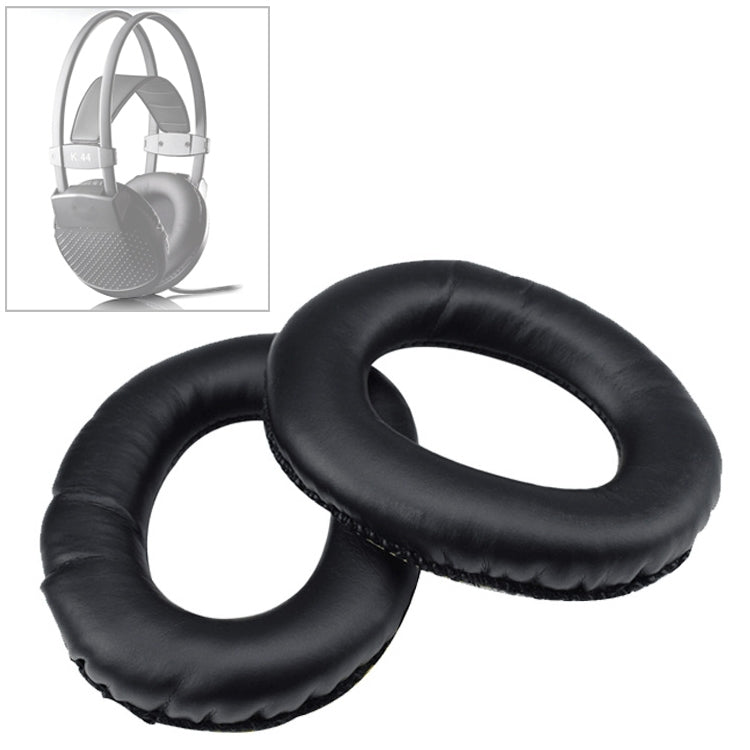 2 PCS For AKG K44 / K55 / K66 / K77 / K99 Headphone Cushion Sponge Cover Earmuffs Replacement Earpads