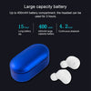 X9S TWS Bluetooth V5.0 Stereo Wireless Earphones with LED Charging Box(Blue)
