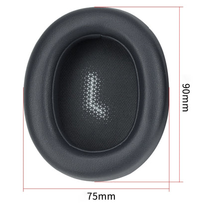 For JBL Everest Elite 750NC Headphones Imitation Leather + Foam Soft Earphone Protective Cover Earmuffs, One Pair (Blue)