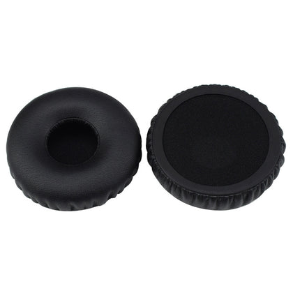 For JBL Synchros E40 / E40BT / T450 Headphones Imitation Leather + Foam Soft Earphone Protective Cover Earmuffs, One Pair (Black)