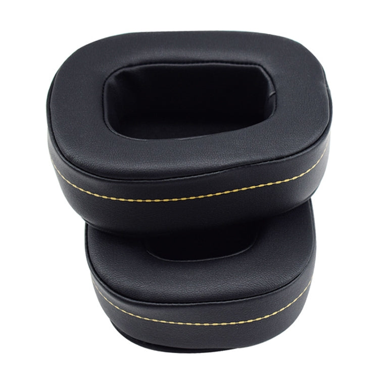 2 PCS For DENON AH-D600 D7100 Soft Sponge Earphone Protective Cover Earmuffs (Black Brown)