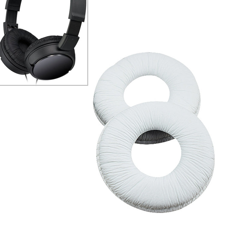 1 Pair Sponge Headphone Protective Case for Sony MDR-ZX110 ZX100 / 300 V150 V300 (White)