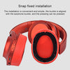 1 Pair Sponge Headphone Protective Case for Sony MDR-100ABN / WH-H900N (Twilight red)