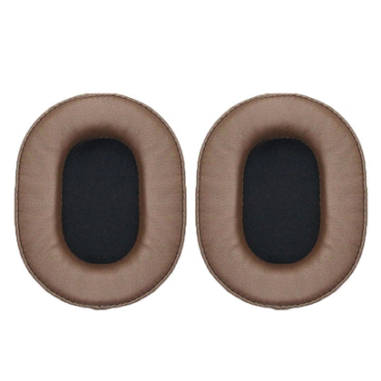 1 Pair Soft Sponge Earmuff Headphone Jacket for Audio-technica ATH-MSR7 / M50X / M20 / M40 / M40X(Brown)