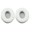 2 PCS For Beats Solo HD / Solo 1.0 Headphone Protective Leather Cover Sponge Earmuffs (White)