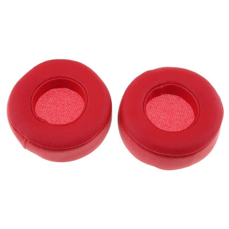 2 PCS For Beats Studio Mixr Headphone Protective Leather Cover Sponge Earmuffs (Red)