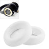 2 PCS For ATH WS550 Imitation Leather + Sponge Headphone Protective Cover Earmuffs (White)