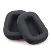 2 PCS For Logitech G633 G933 Earphone Cushion Cover Earmuffs Replacement Earpads with Mesh (Plastin)