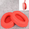 2 PCS For Sony MDR-100ABN WI-H900N  Earphone Cushion Cover Earmuffs Replacement Earpads with Mesh (Red)