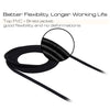 3m 3A Woven Style Metal Head 8 Pin to USB Data / Charger Cable,  For iPhone XR / iPhone XS MAX / iPhone X & XS / iPhone 8 & 8 Plus / iPhone 7 & 7 Plus / iPhone 6 & 6s & 6 Plus & 6s Plus / iPad(Black)