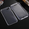 For  iPhone 8 & 7  0.75mm Double-sided Ultra-thin Transparent TPU Protective Case(Transparent)