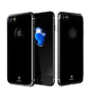 Baseus for  iPhone 8 & 7  Fashion Glitter Case Electroplating Frame PC Protective Case(Jet Black)