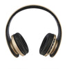 BTH-811 Folding Stereo Wireless  Bluetooth Headphone Headset with MP3 Player FM Radio, for Xiaomi, iPhone, iPad, iPod, Samsung, HTC, Sony, Huawei and Other Audio Devices(Gold)