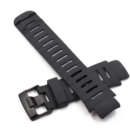 SUUNTO X-LANDER Metal Buckle Silicone Wrist Strap(Black)