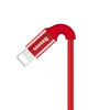 Baseus Aluminium Alloy 1m 2A 8 Pin to USB Bright Surface Metal Data Sync Charging Cable, for iPhone 7 & 7 Plus / iPhone6 & 6s / iPad Air / mini(Red)
