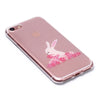 Sakura Rabbit Pattern TPU Case for iPhone 8 & 7