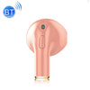 i8x In-Ear Lightweight Wireless Earbuds Rear Single Hanging Type Bluetooth Earphones, For iPad, iPhone, Galaxy, Huawei, Xiaomi, LG, HTC and Other Smart Phones(Rose Gold)