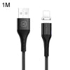 Kuulaa KL-X01-L USB to 8 Pin Interface Square Head Magnetic Fast Charging Data Cable, Length: 1m (Black)